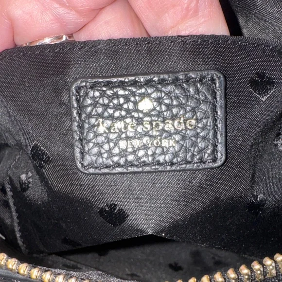 Kate Spade Textured Black Crossbody Bag - Picture 8 of 11